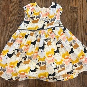 Pink chicken dog dress
